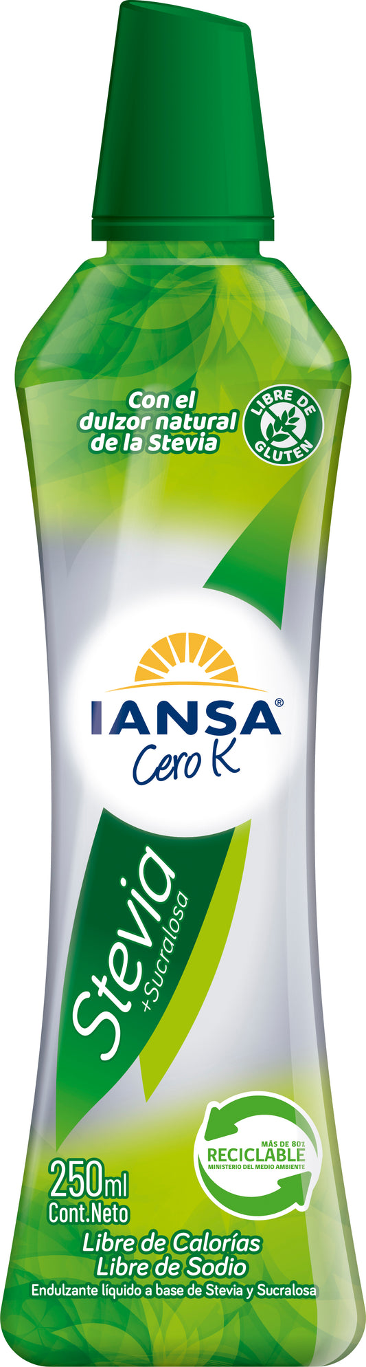 Endulzante Liquido Stevia 250 ML Iansa
