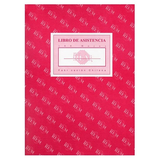 Libro Asistencia Lineal 100 Hojas REM