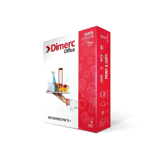 Resma Papel Carta 75 GR X 500 Hojas Dimerc