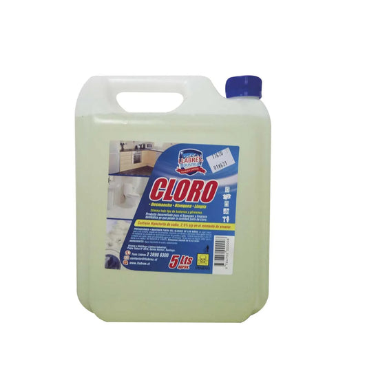 Cloro Liquido 5 Litros 2,5% Llabres
