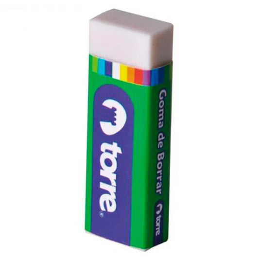 Goma Borrar Plastica Grande 1 unidad Torre