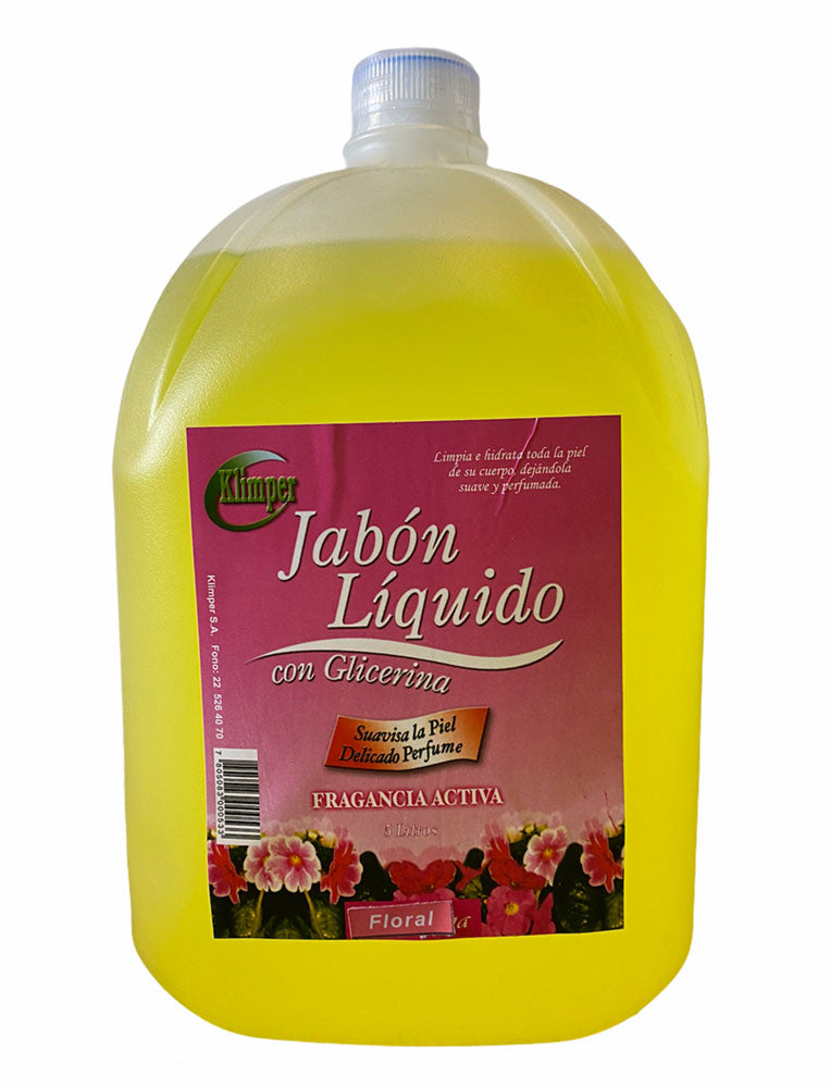 Jabón Liquido Klimper 5 Litros Floral
