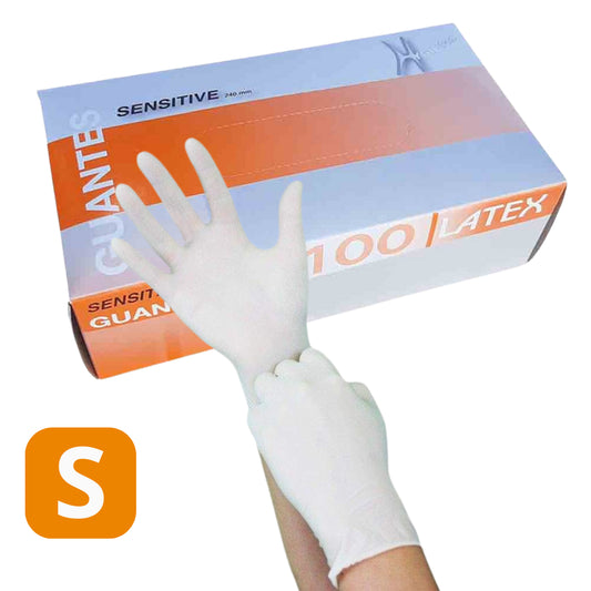 CAJA GUANTES QUIRURGICOS LATEX TALLA S