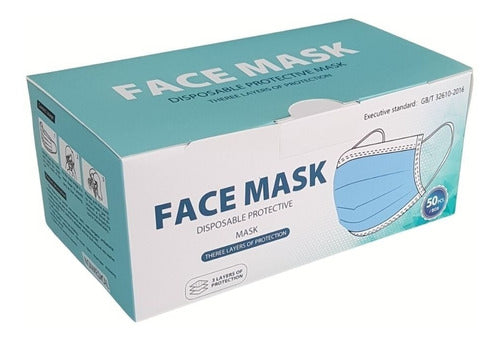 Mascarillas Desechables X 50 Unidades