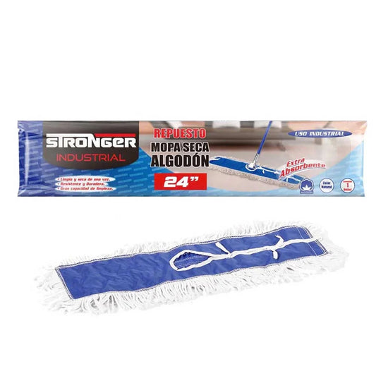 Repuesto Mopa Seca Tipo Avion 24" 60 Centimetros Stronger
