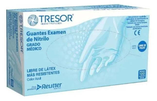 CAJA GUANTE NITRILO 3.5 TALLA L