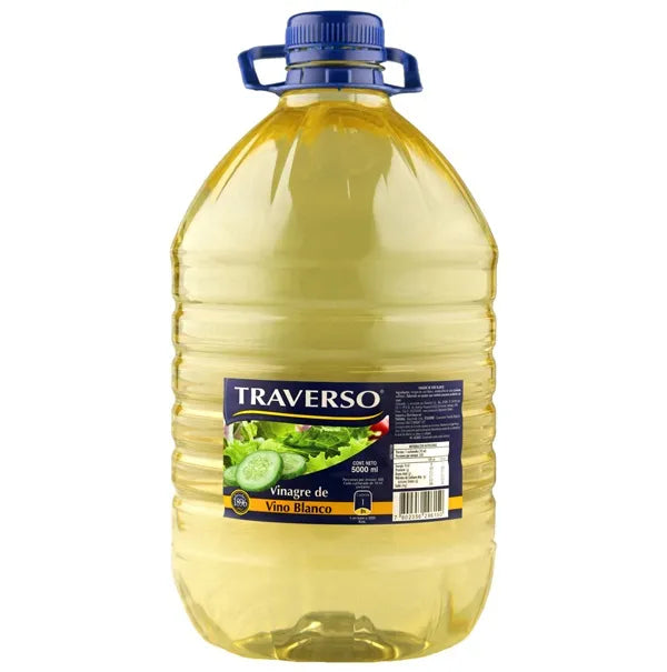 Vinagre 5 Litros Blanco Traverso