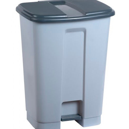 BASURERO DE PLASTICO 34 LTS GRIS