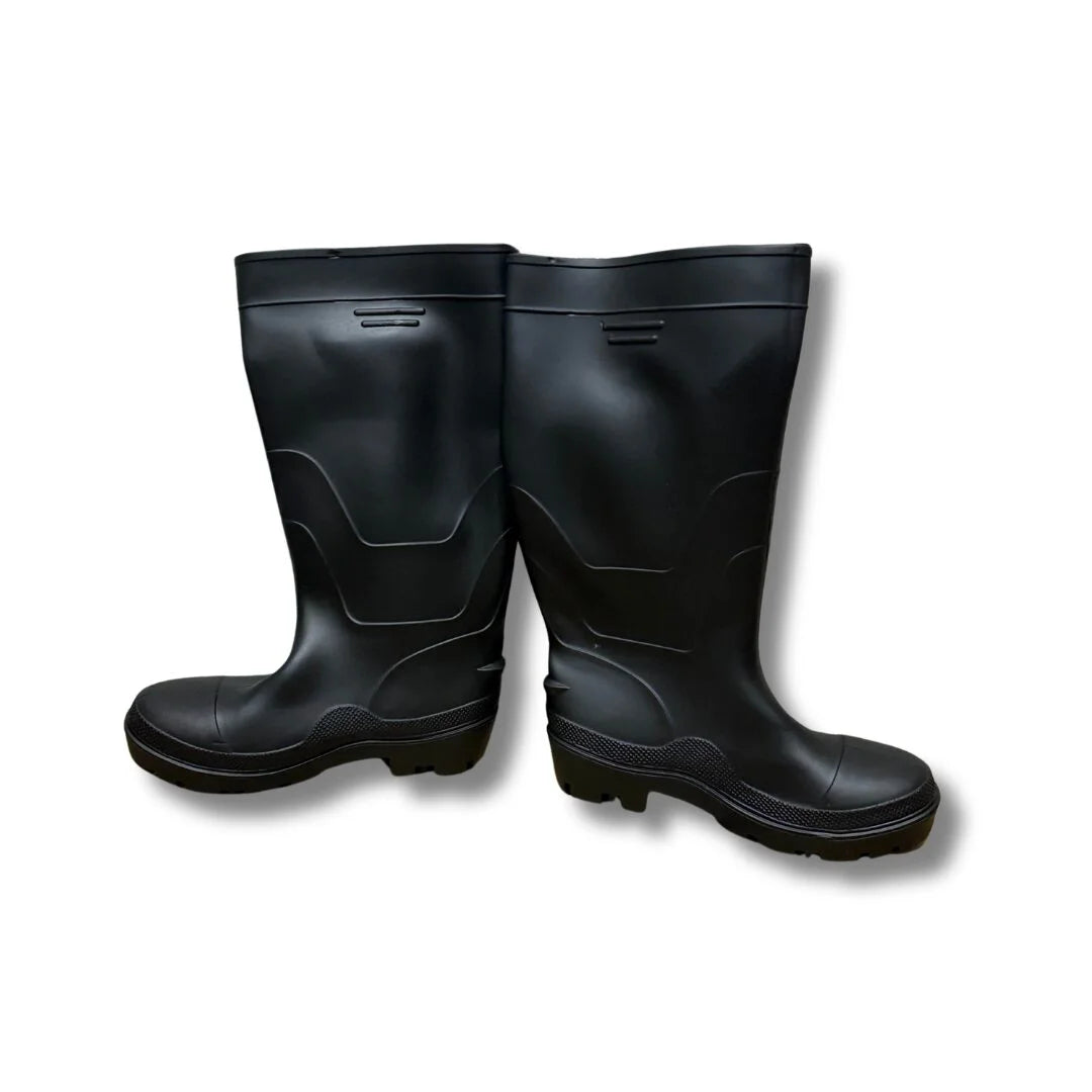 Bota Seguridad Agua PVC Negra