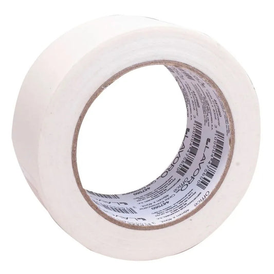 Cinta Enmascarar 48 Milimetros X 40 Metros Color Crema Lavoro