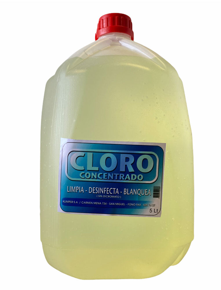 Cloro Liquido 5 Litros 3% Klimper