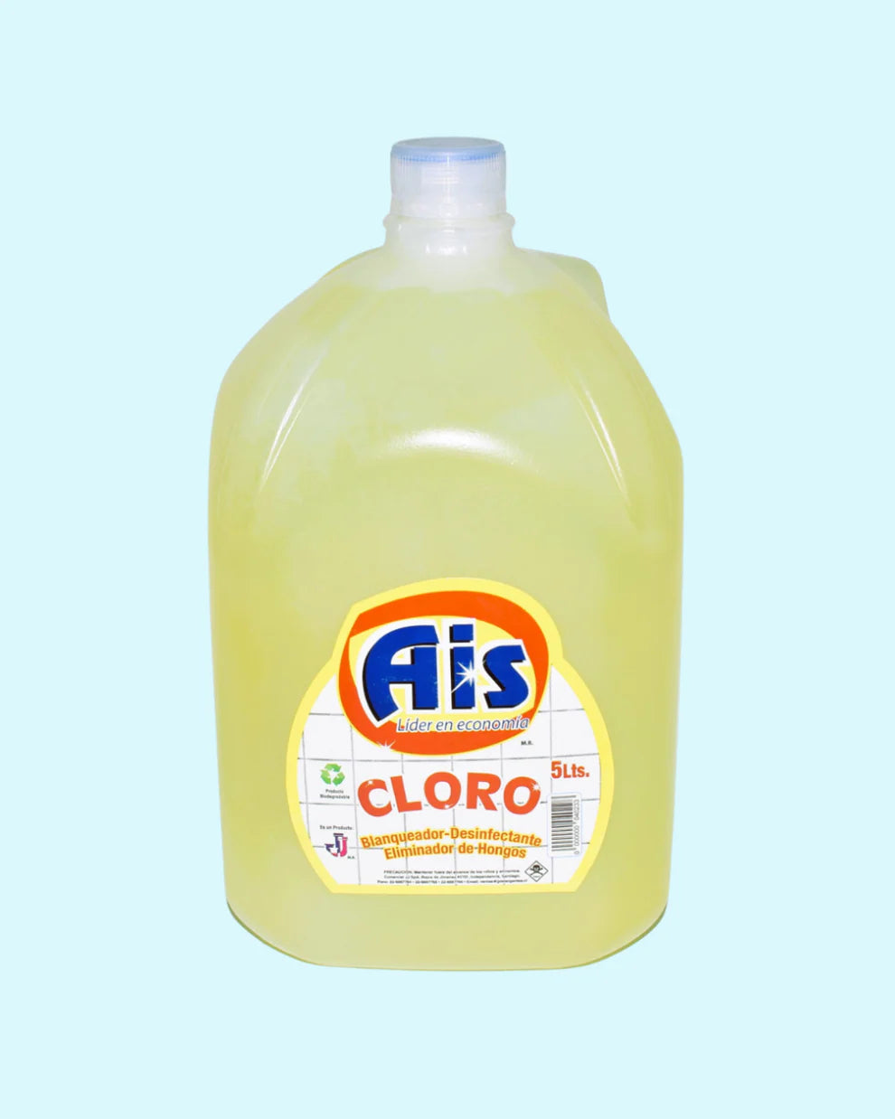 Cloro Liquido 5 Litros 3% Ais