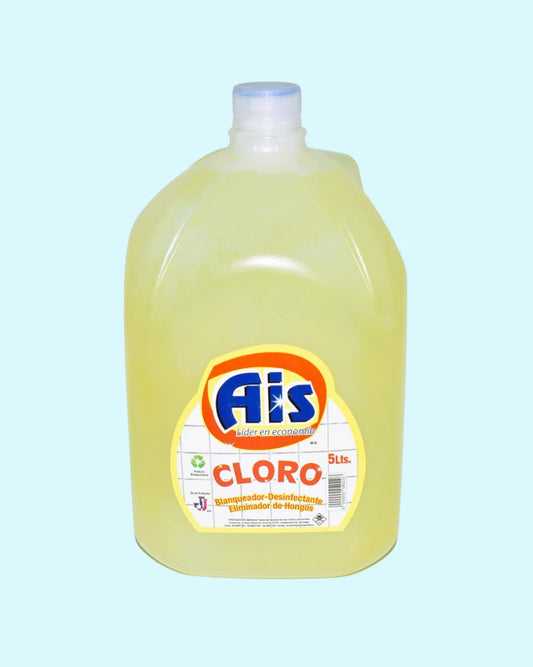 Cloro Liquido 5 Litros 3% Ais