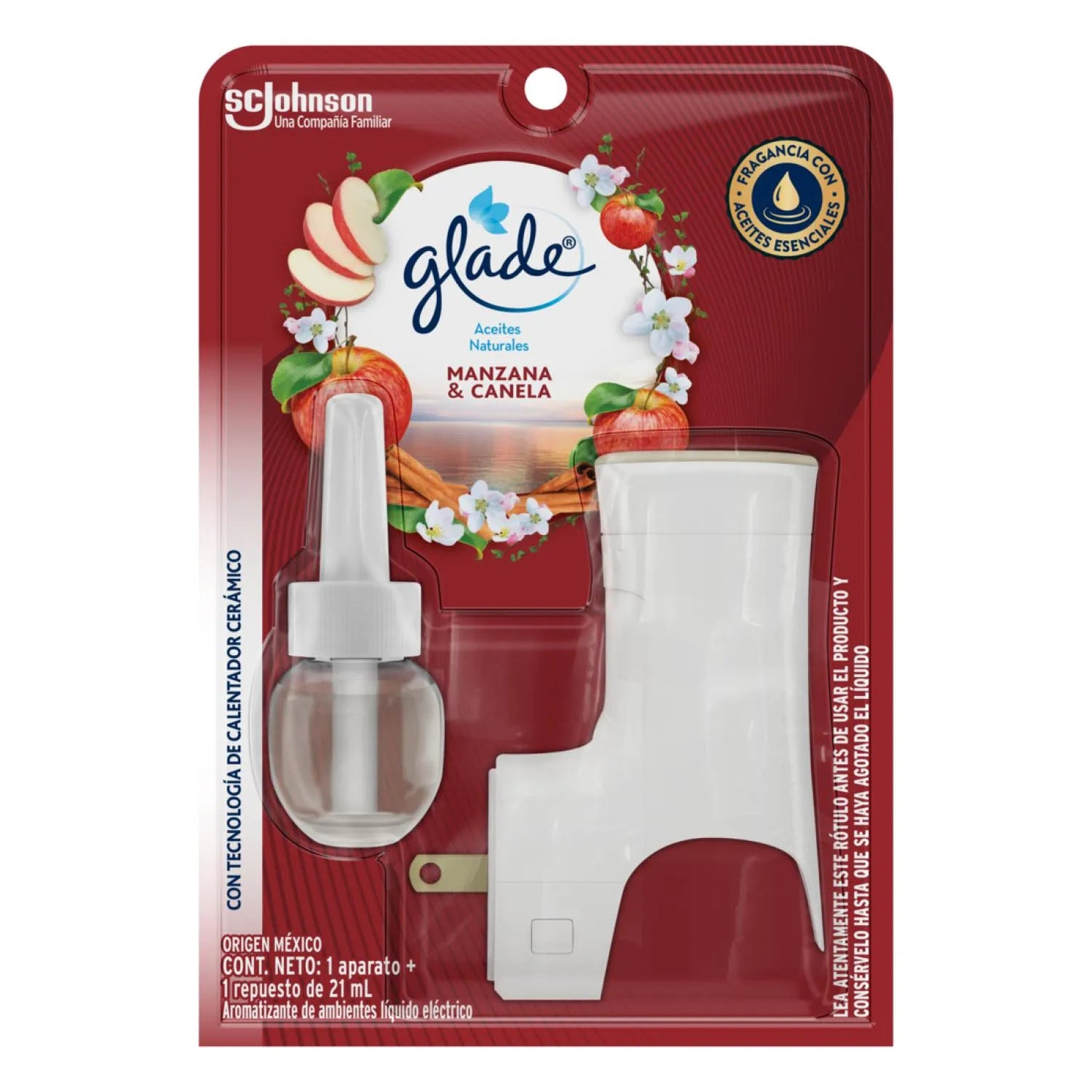 Desodorante Ambiental Glade Manzana Canela 21 ml
