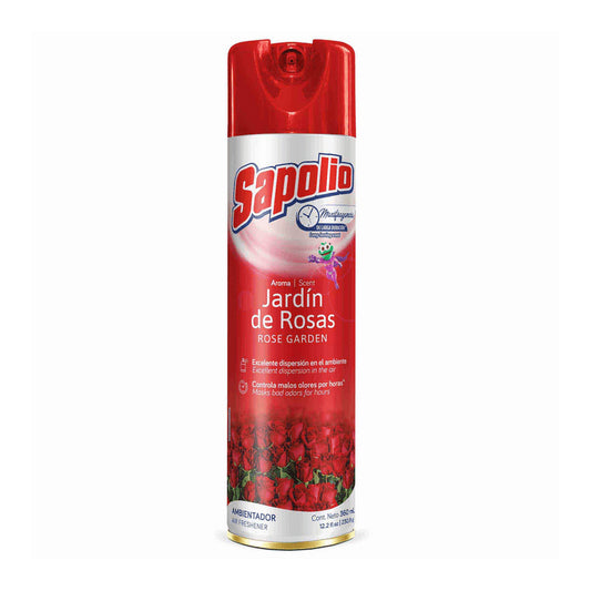 Ambiental Spray Sapolio 360 ML Jardin de Rosas