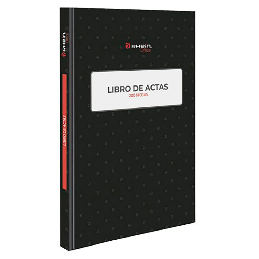 Libro Actas Lineal 200 Hojas Rhein
