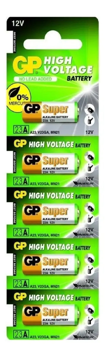 Pilas 23A Control Auto Pack 5 Unidades