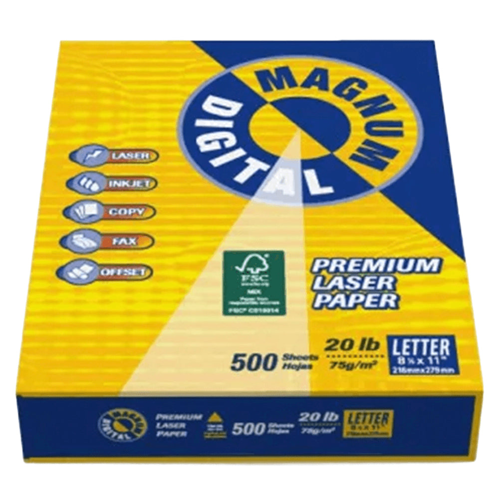 Resma Papel Carta 75 Gramos X 500 Hojas Magnum