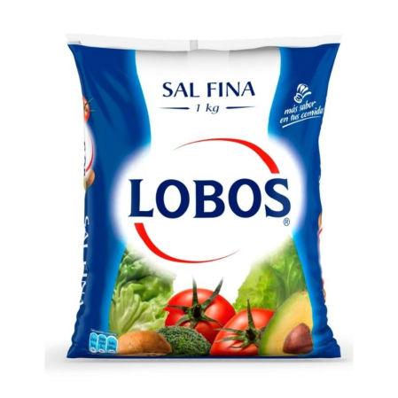 Sal De Mesa Lobos Bolsa 1 Kilo
