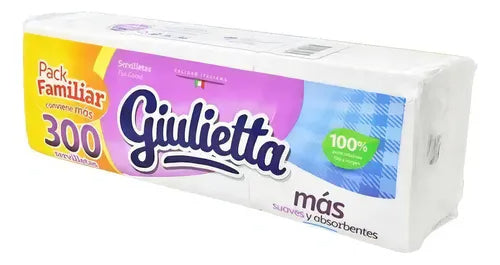 Servilletas Giulietta 300 Unidades