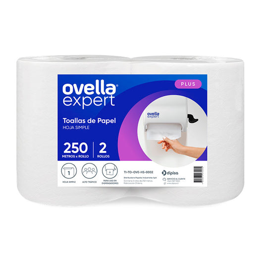 TOALLA PAPEL 2 X 250 OVELLA