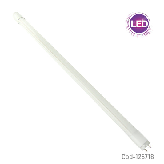 Tubo T8 60 Centimetros Blaco Frio 6000K 18 Watts 800 Lumenes Plastico Megabright